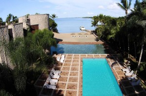 4 Extra-long pool overlooks reflecting pool beach and ocean